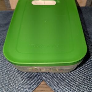 Tupperware Fridgesmart 1.8L Food Storage Fruit Vegetable Vented Lid Green Lid